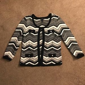 WHBM Chevron Pattern Jacket